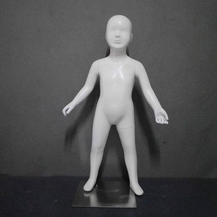 Child Display Clothes Mannequin White Boy Model Full Body Kids Plastic Standing Child Full Body Mannequin For Clothing
