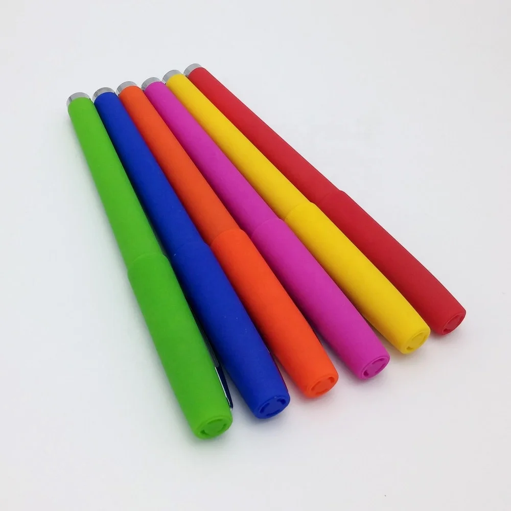 wholesale black ink pen colored my free gel pen plastic custom bulk writing blue 0.5 gel refill pens