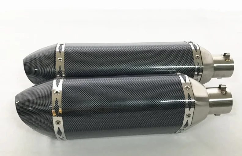 
CRAZY OLD MAN motorcycle exhaust muffler L130BS for 150-1000cc exhaust system 