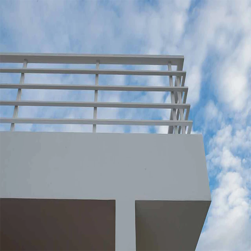 
Qualified guardrail fabrication wrought iron carbon steel welded powder coated balcony railing for residential steel building 
