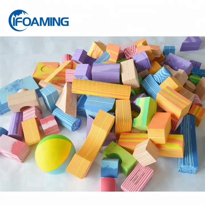 Non-Toxic EVA Foam Building Blocks Building Toy for Girls and Boys