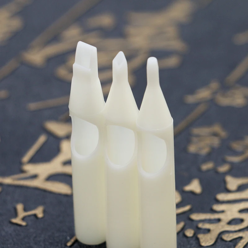 
AI-Aiheogae TG3125 White 50pcs/box Plastic Disposable Tip Tattoo Nozzle Tips 