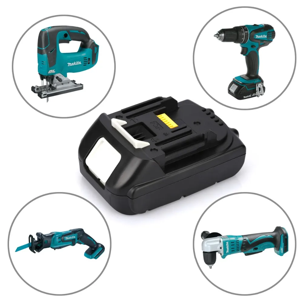 Аккумуляторная литиевая аккумуляторная батарейка 18 напряжения 2.0Ah BL1815 BL1830 BL1835 LXT400