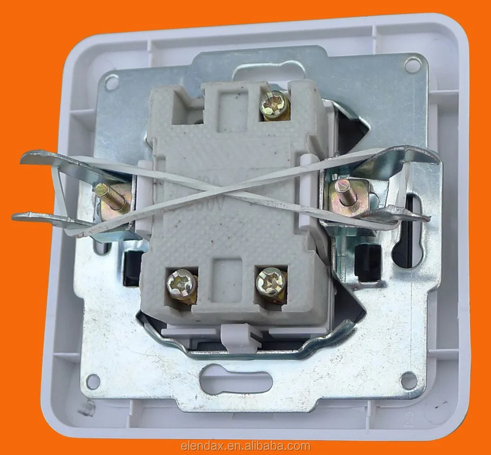 Power supply electrical ABS European light wall switch (F2005)