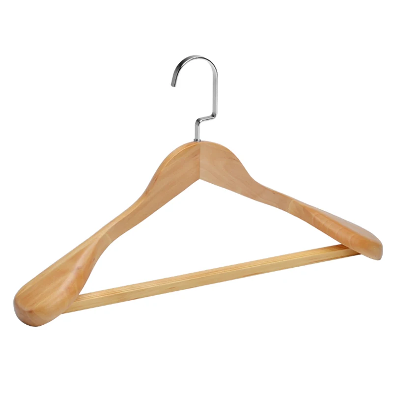 Boutique Luxury Broad Wide Shoulder Wooden Coat and Suit Hangers for Sale