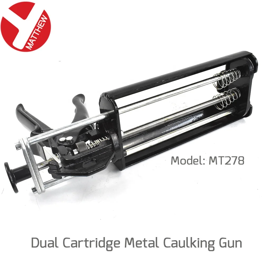 400 мл двойной картридж, эпоксидная смола, металлический пистолет для герметизации с ручкой с ПВХ покрытием