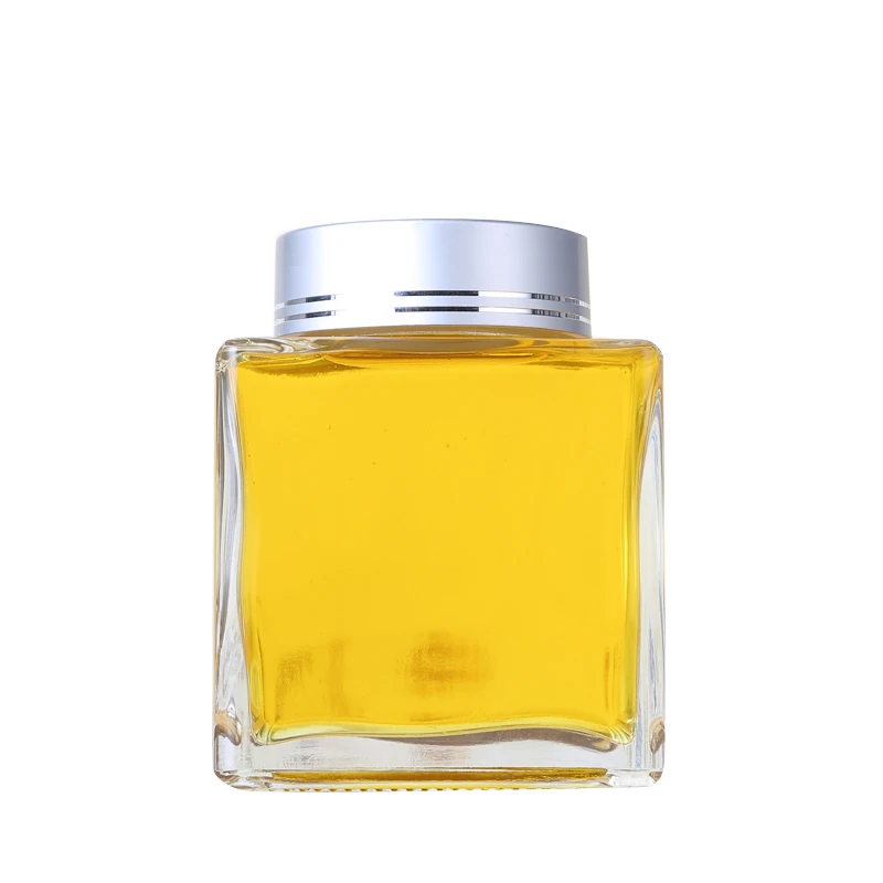 Unique honey glass bottle jars hexagonal honey container