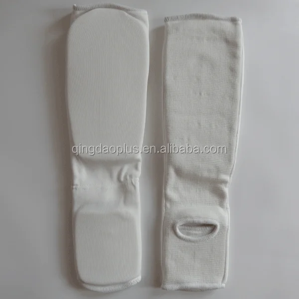Taekwondo karate shin guard with instep