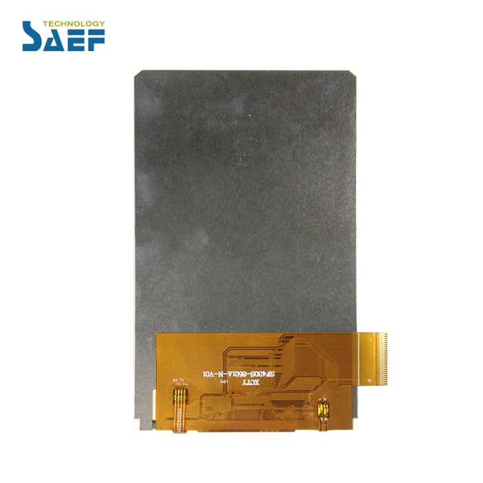 4.3 inch tft LCD touch screen module with 480*(RGB)*800 ips lcd screen