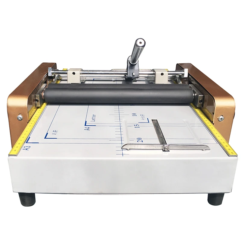 DC-200 manually booklet making machine Manual folding folding riding nail integrated machine A3 format manual binding machine