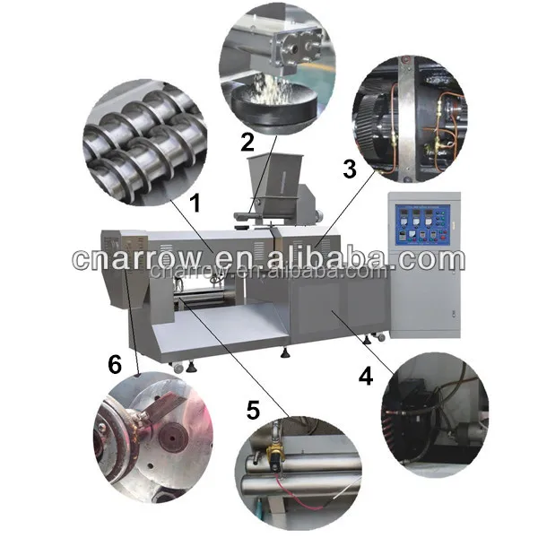 Automatic high quality puffed snacks and casual food making machine Convenient puffed corn casual food making equipment