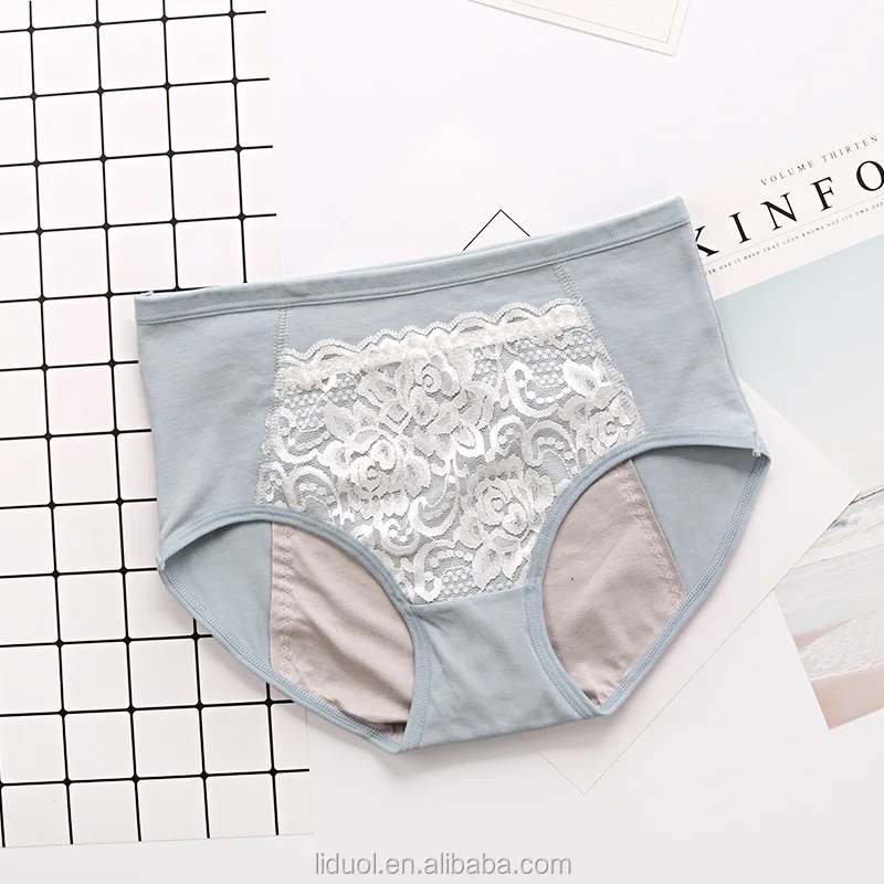 nk125 girl thread sexy lace panty period leak prevention cotton physiological menstrual period women underwear