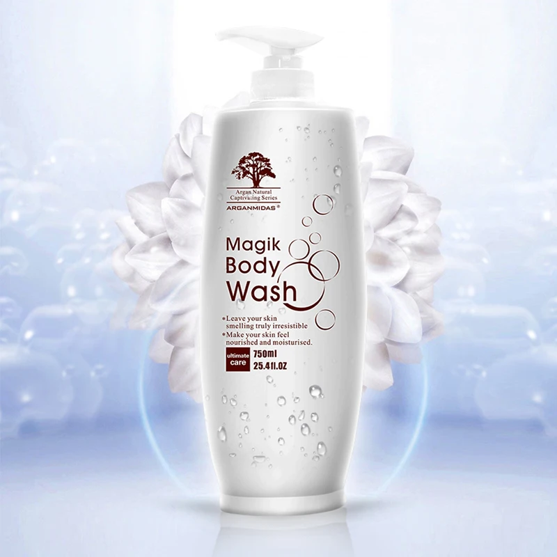 
750 мл лучший натуральный увлажняющий Магик для мытья тела для сухой кожи 