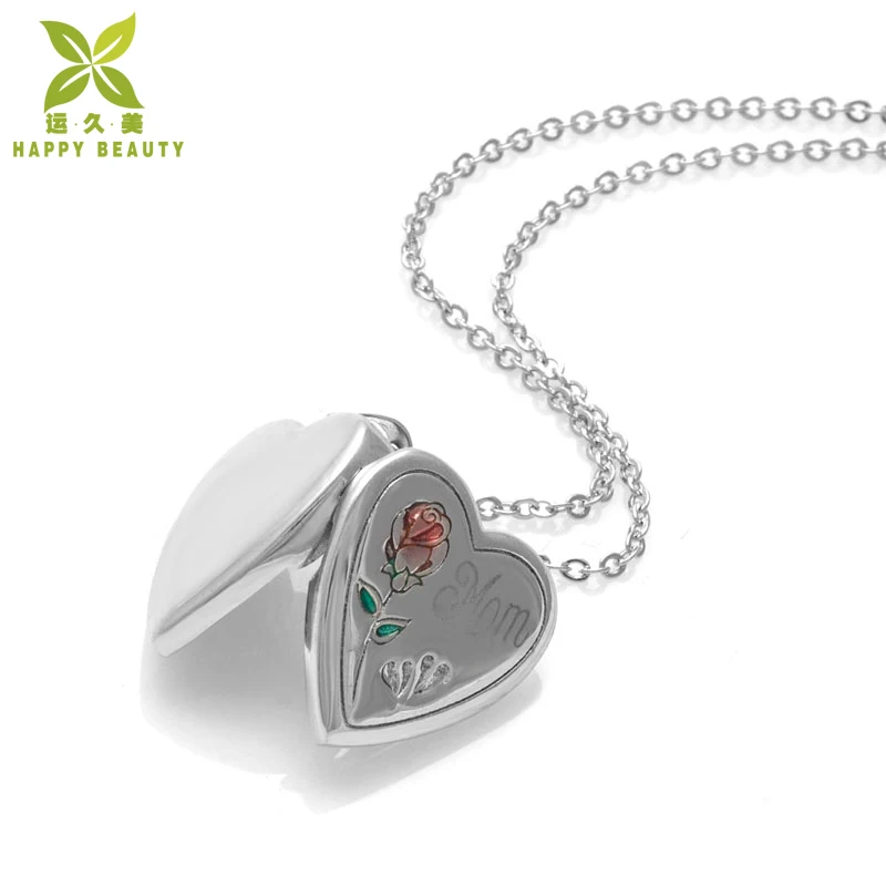 Ожерелье с подвеской в виде сердца для женщин мужчин и