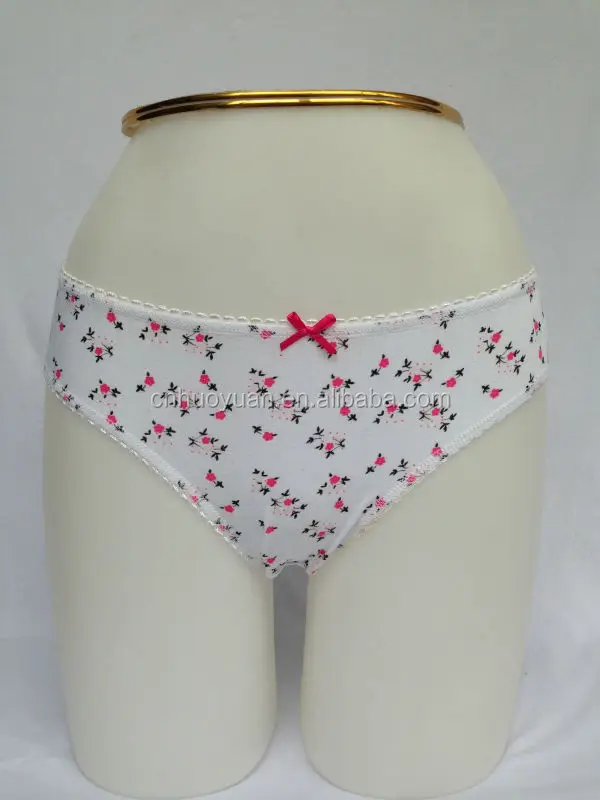 micro sexy thong pure white ladies cotton panties