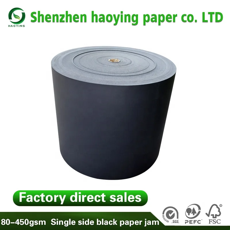 Manufacturer cutting single side Black Card Board,Black Card single side Board,excellent quality single side black paper