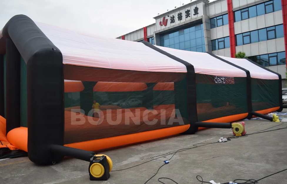 210D PVC Coated Nylon Inflatable Paintball Tent / Inflatable Paintball Arena For Outdoor Activities