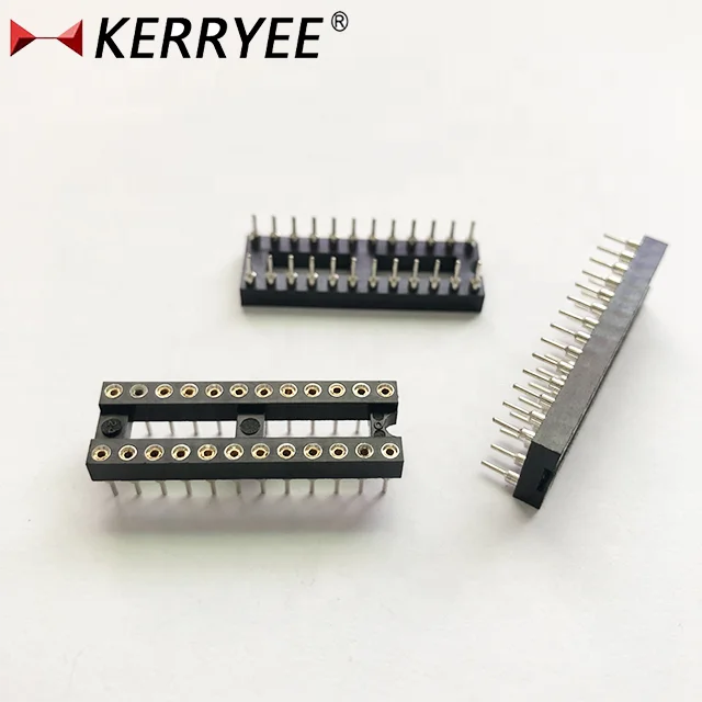 2.54mm 2*12P DIP IC Socket machine pin connector