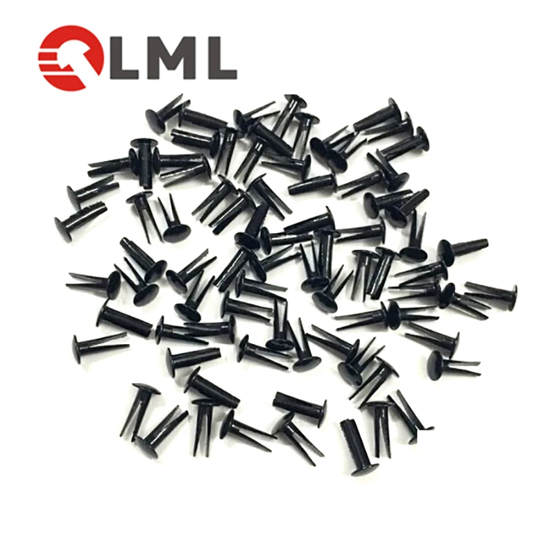 Custom Nonstandard Low Price Black Round Head Metal Wrought Iron Stainless Steel Bifurcated Rivet