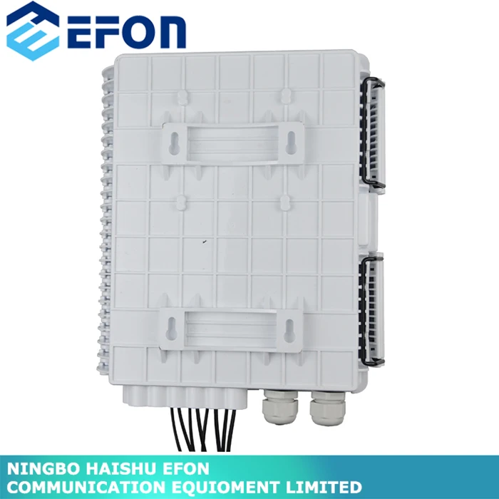 12 ядер или 8 ядер установки на столб / настенный открытый оптоволоконный прекращение коробка с uncutting кабель