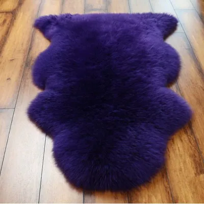 100% australian merino sheepskin rug long wool Shag Natural Ivory Area rug