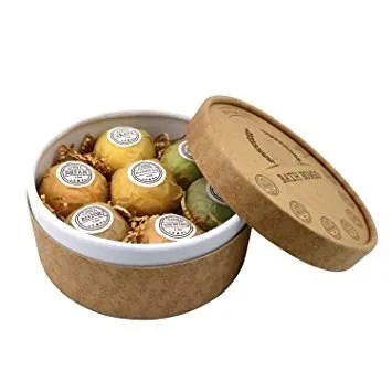 
wholesale organic Essential oi natural kit with ring box packaging Lushs bubble shower bath bombs gift set by press machine 