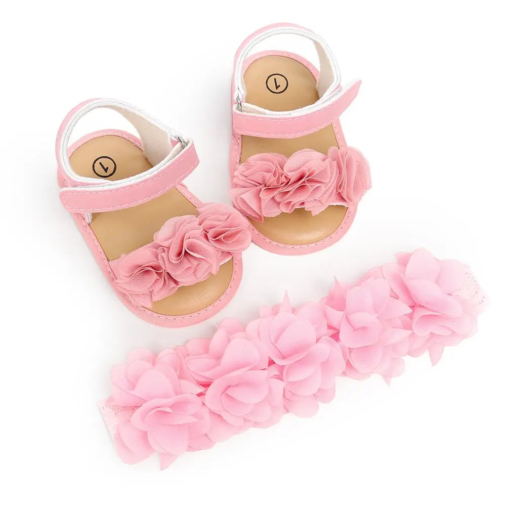 Newborn Baby Girl Sandals Summer Toddler Casual Fashion Baby Girl Children Sandals Baby Slippers With Flowers