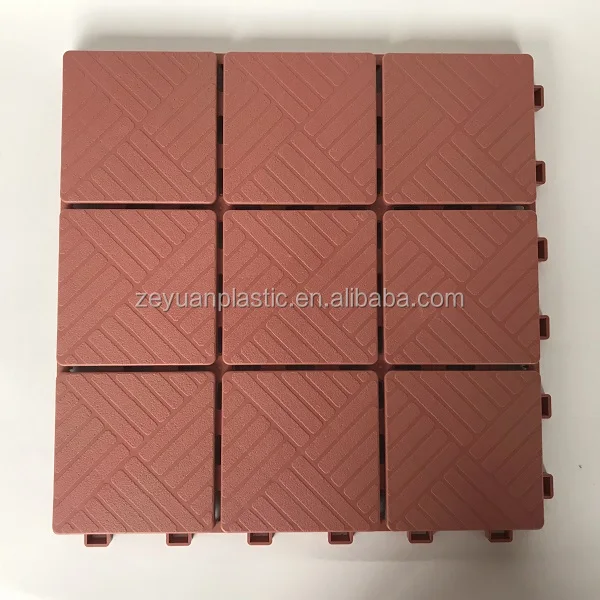 
Easy Installation Good Quality Interlocking Toxic Free Anti-slip Plastic Hard Outdoor Floor mat 