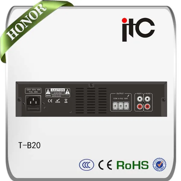 
Easy to carry 20W Mini audio power amplifier with auto play MP3 and Power memory function 