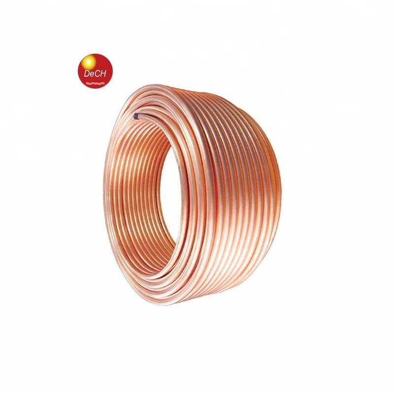 Factory Supply Air Conditioner Copper Pipe 6.35mm 1/4 Inch Copper Tube