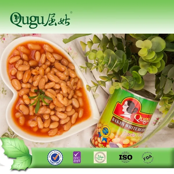 
wholesale canned food tined white kidney beans in tomato sauce 
