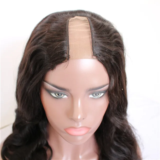 
Best Quality Women Long Hair Body Wave U Part Wig Human Hair 