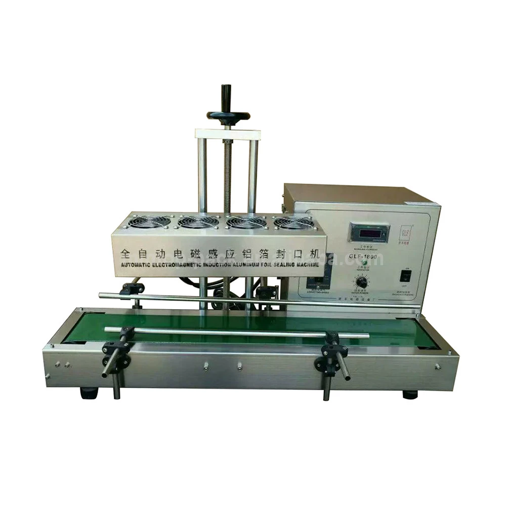 
Glass / Plastic Jar Continuous Induction Sealing Machine 