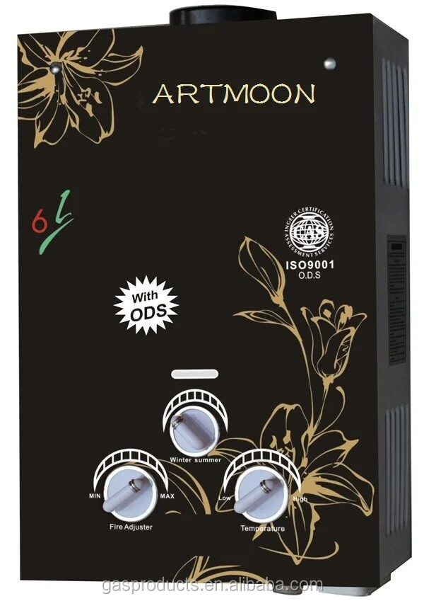 6 л водонагреватель с закаленной стеклянной панелью