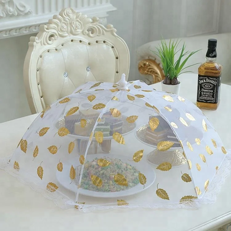 BaiChuan Round breathable mesh folded anti-mosquito fly net food cover