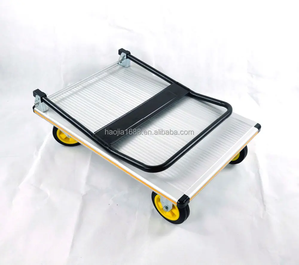 
300kg Foldable aluminum hand truck/hand cart luggage/aluminuim hand trolley 