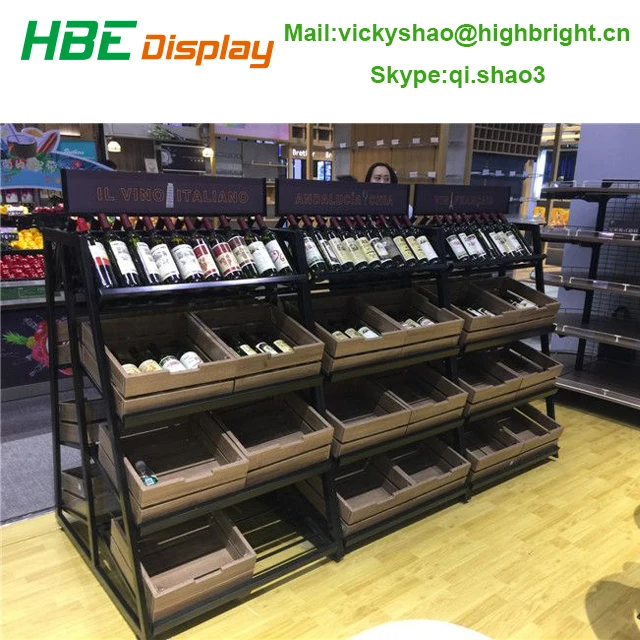 Wines & Spirits display wine rack cabinets holders