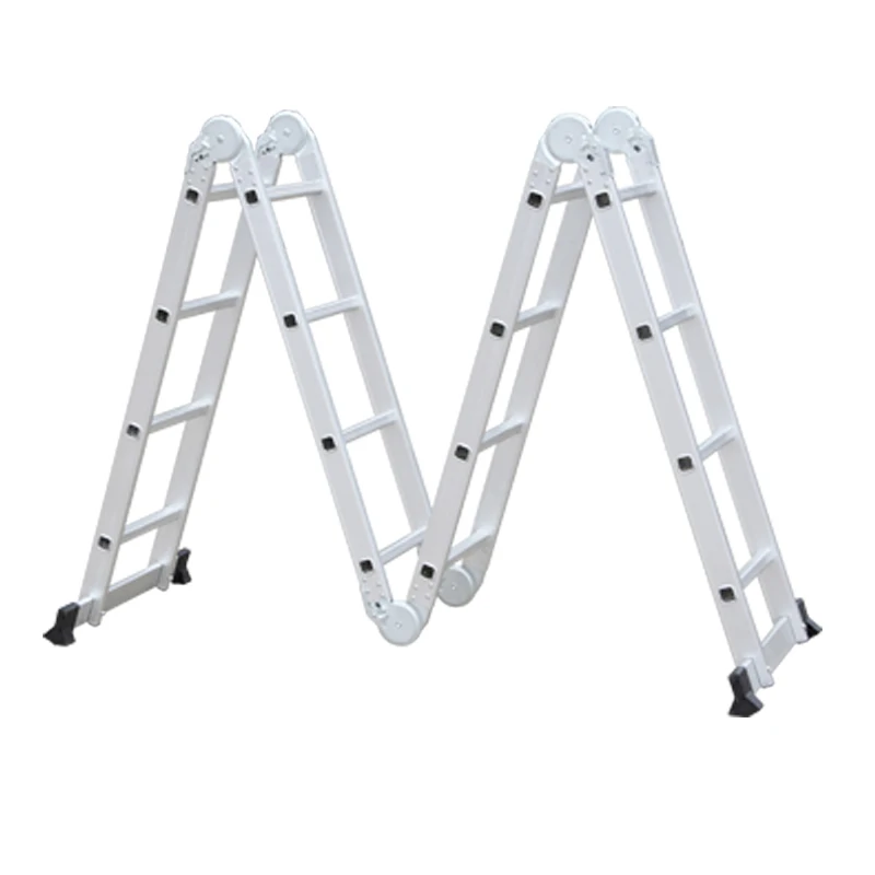 16 steps 4.6 meter aluminum Multi-Purpose combination folding big hinge extension Ladder