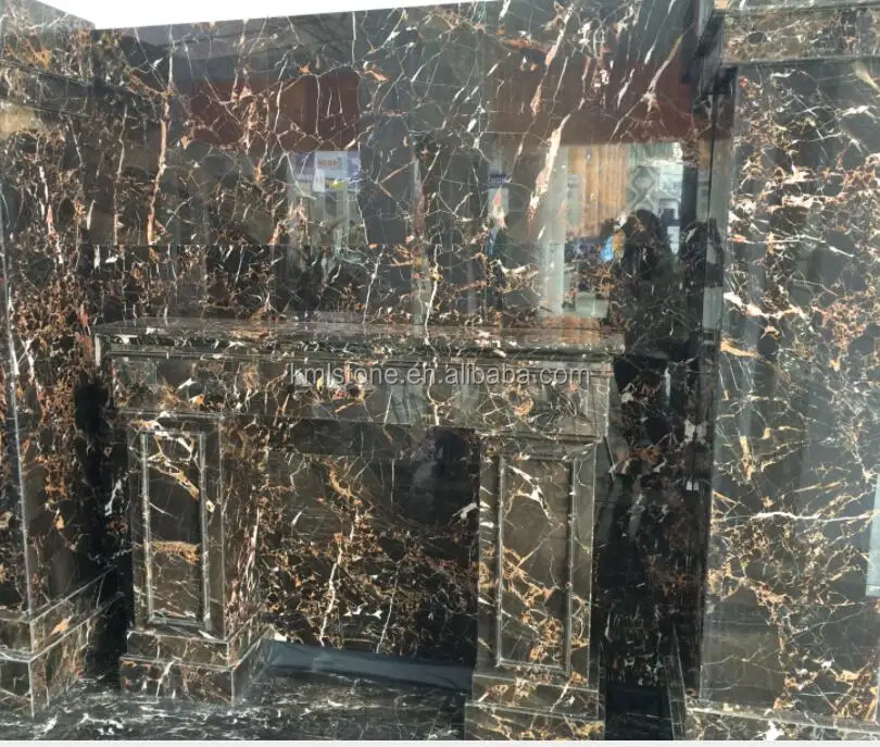 Italian Black Gold Grians Marble