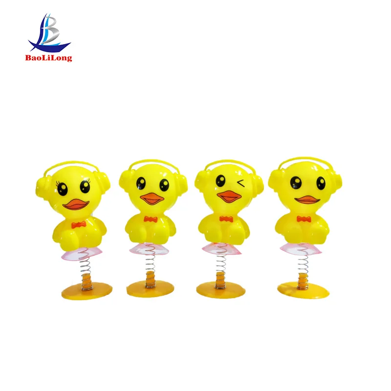 kids jumping toys  lovely jumping duck plastic cartoon toys for kids promotion