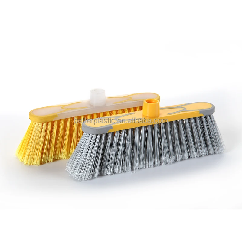 High Quality Low Price Cheap Plastic Broom Head Brush For Household Cleaning