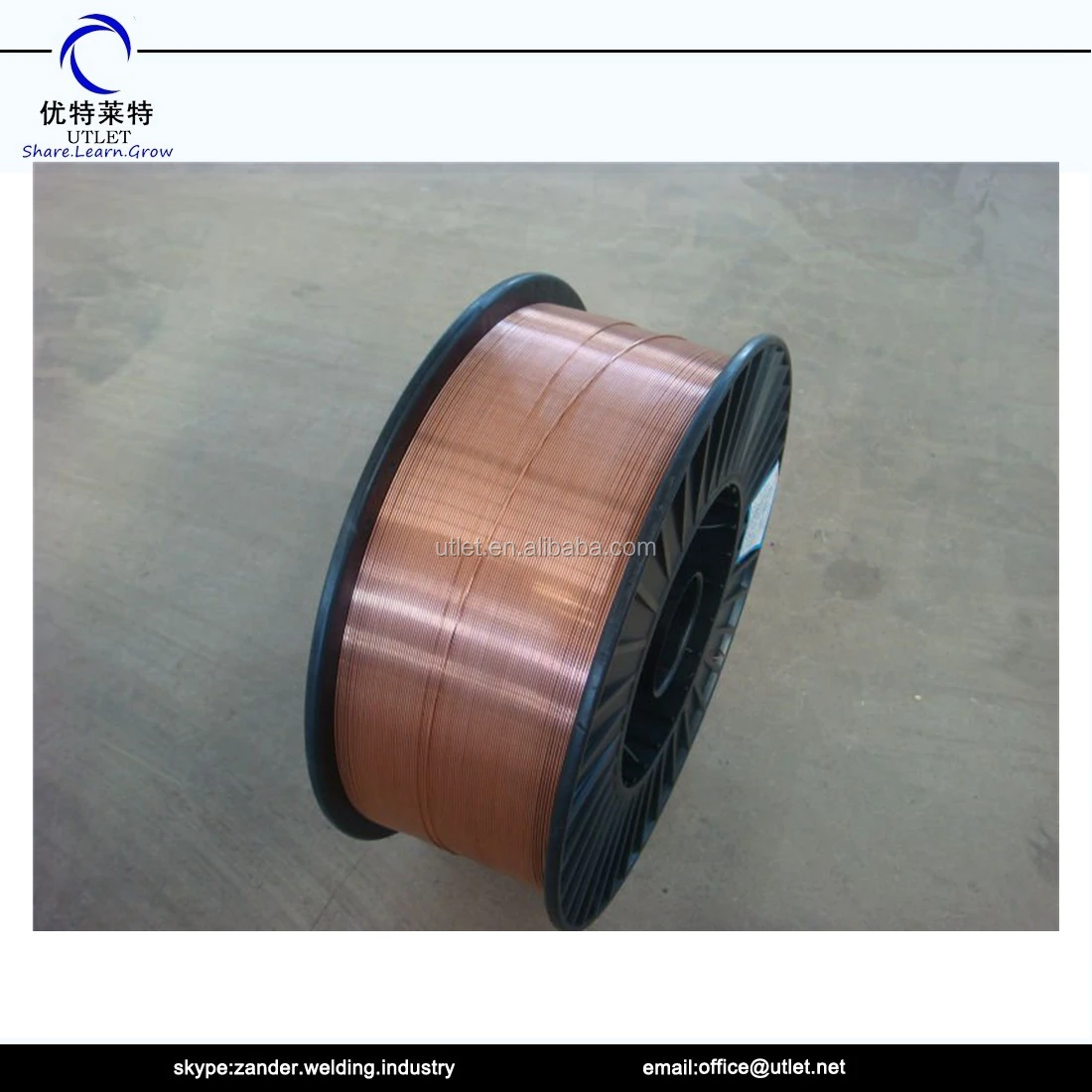 ALAMBRE DE SOLDADURA WELDING WIRE AWS ER70S-6 0.9mm
