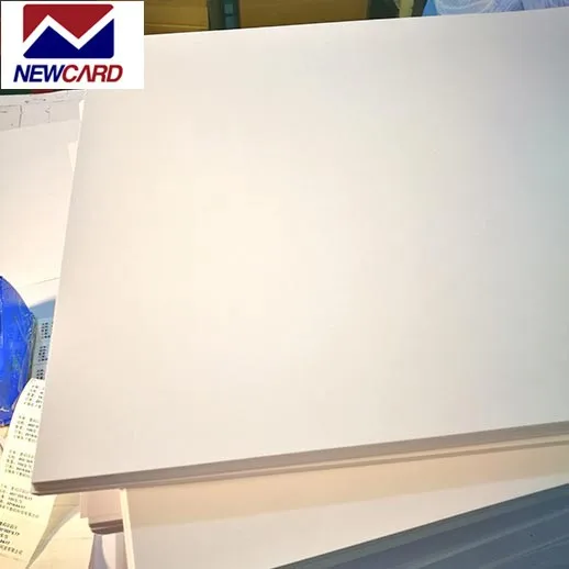 Offset printing white pvc  lamination sheet for ID card