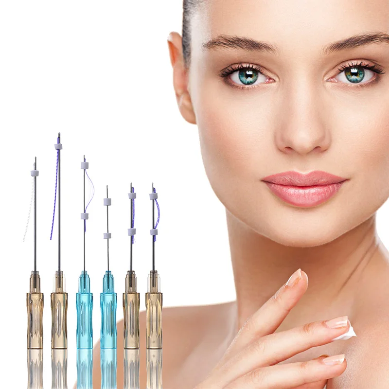 Pdo threads 6D cog miracu long needle for face lifting