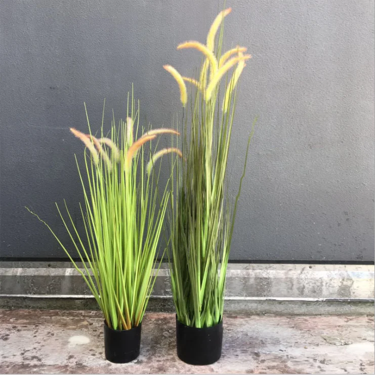 
guangzhou supply top quality artificial onion grass plant potted 