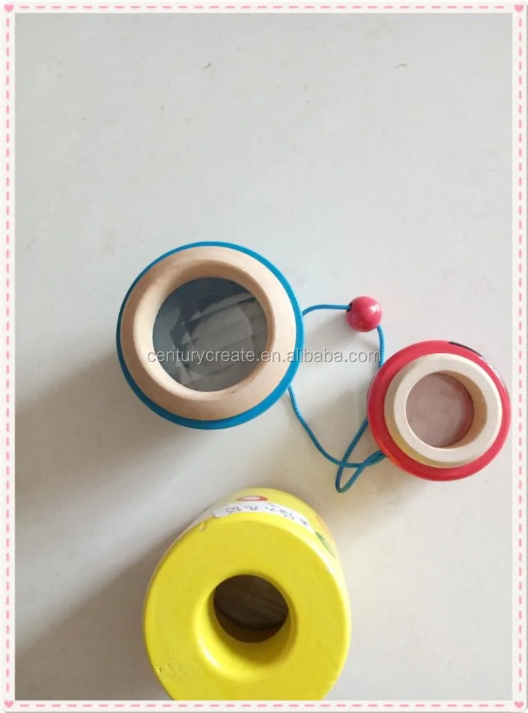 Magical Wooden toy kaleidoscope sunglasses