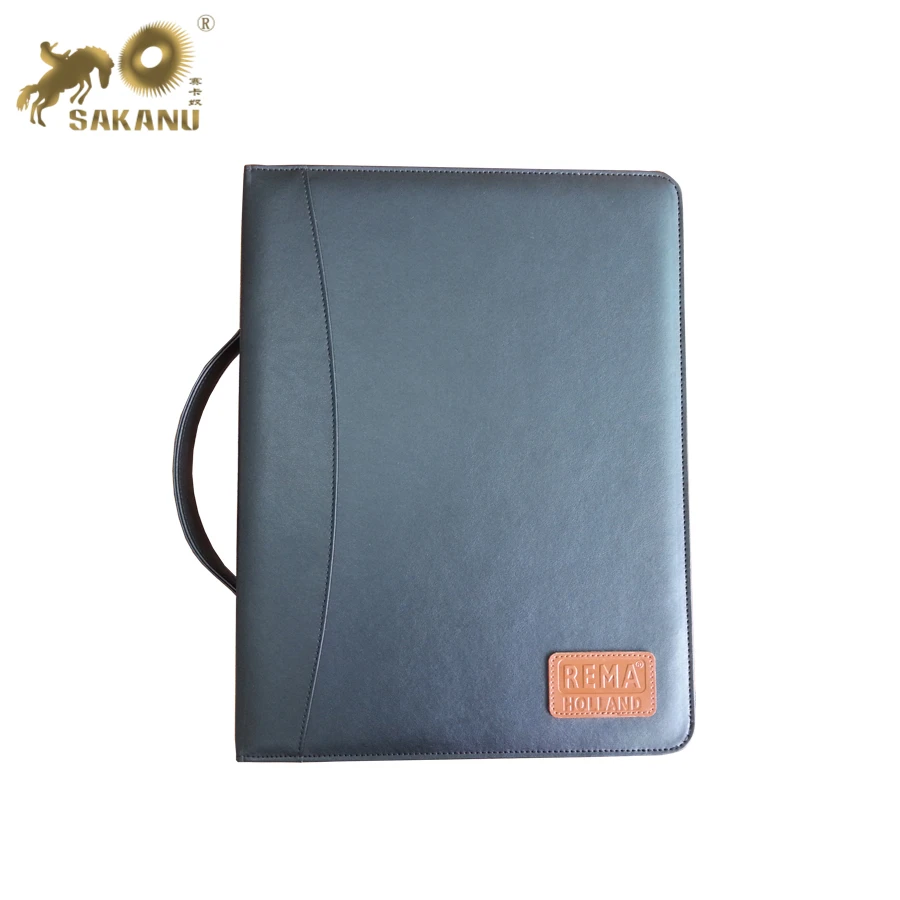 A3 size  leather fashion portfolio file folder