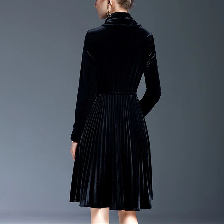 Latest Dress Designs for Ladies Velvet Dress Wholesale