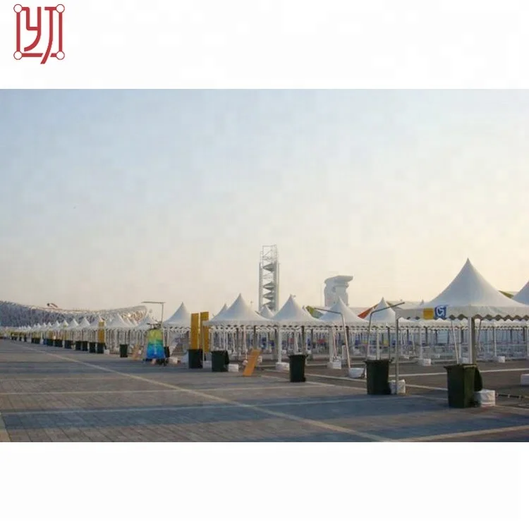 Top sale outdoor 8*8m 10*10m aluminum party pagoda tent garden tent nigeria