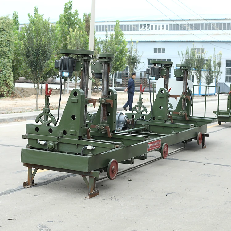 Log Automatic Wood Band Saw Wooden Carriage Machine